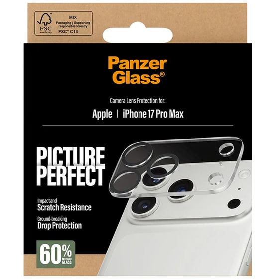 Προστατευτικό καμερών Apple iPhone 17 Pro Max - PanzerGlass PicturePerfect Camera Lens Protector image 3