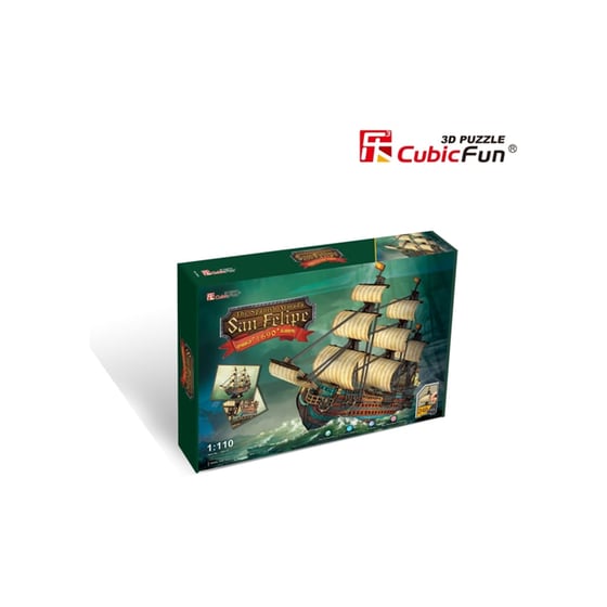3D Παζλ The Spanish Armada-San Felipe - Cubic Fun - 13 Κομμάτια image 3