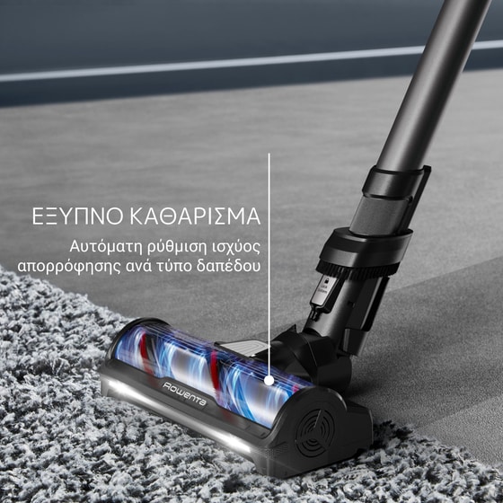 ROWENTA X-force Flex 14.80 Aqua RH9BC1WO 25.2 V Μαύρο/Μπλε Σκούπα Stick image 3