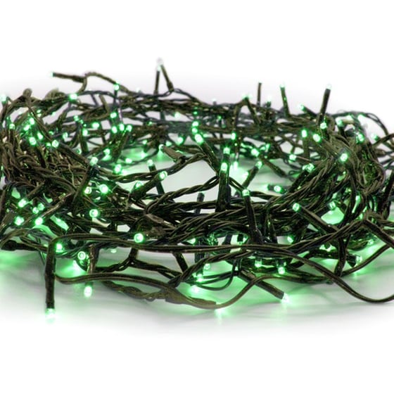 Χριστουγεννιάτικα Λαμπάκια Aca Decor 180 LED 6m με 8 Προγράμματα - Πράσινο image 0