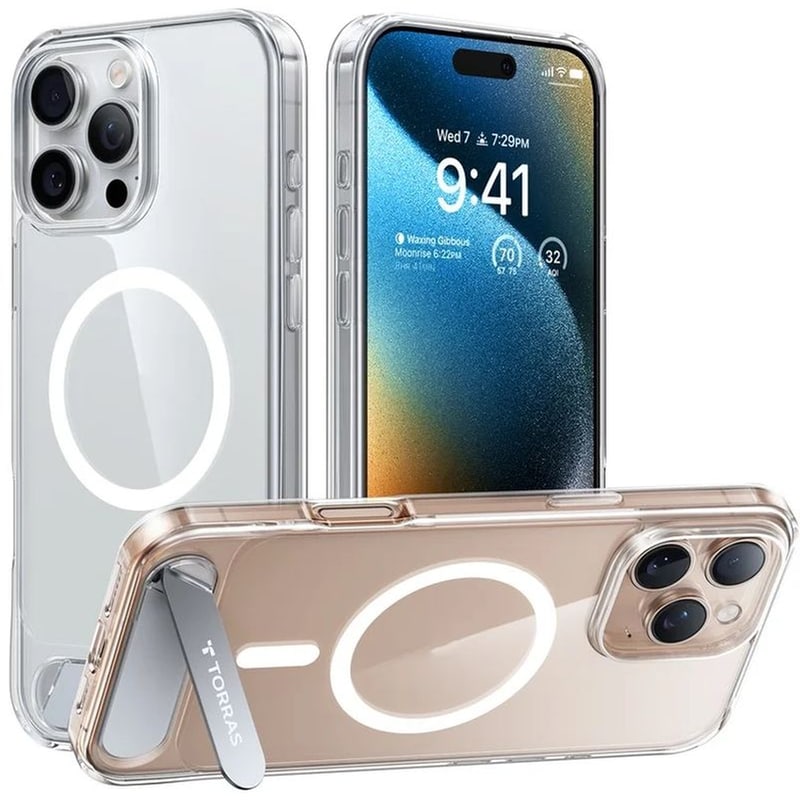 Θήκη Apple iPhone 16 Pro - Torras Pstand - Transparent