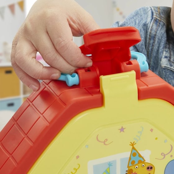 Hasbro Peppa Pig Party Carry Case Θήκη με 4 Φιγούρες (F8888) image 7