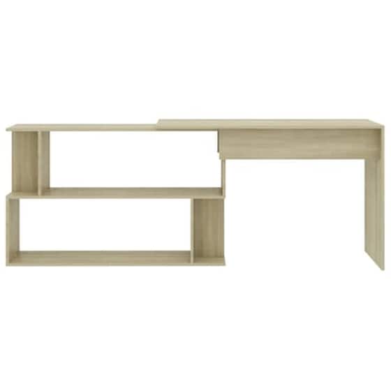 Γραφείο Γωνιακό VidaXL από Μοριοσανίδα 200x50x76cm - Μπεζ image 5