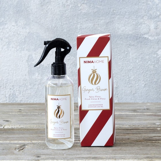 Αρωματικό Χώρου Σπρέυ Nima Aroma Ginger Brown 240ml image 0