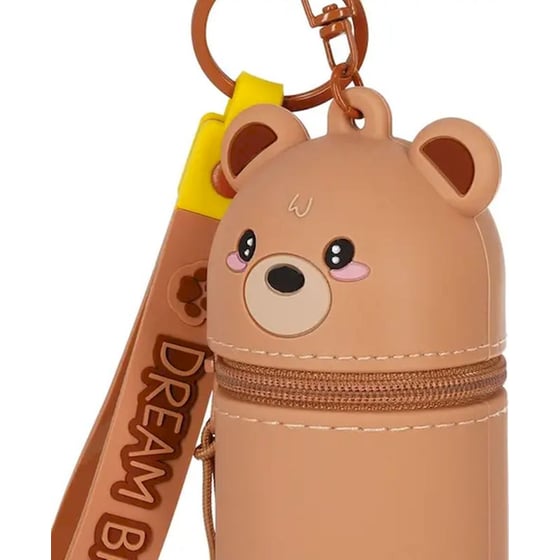 Κασετίνα Σιλικόνης Legami Mini Kawaii με Μπρελόκ Teddy Bear image 4