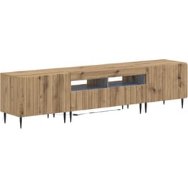 Έπιπλο Τηλεόρασης VidaXL με LED 5 τμχ 178 x 35 x 43 cm - Artisan Δρυς
