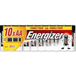 EnergizerΑλκαλικές Μπαταρίες AA 1.5V 10τμχ