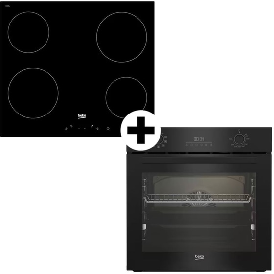 ΒΕΚΟ BBIM18302BCSE & HIC64400 E 72 Lt Εντοιχιζόμενο Σετ Φούρνος και Εστία image 0