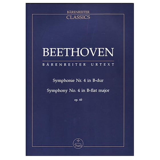 Βιβλίο Για Σύνολα Barenreiter Beethoven - Symphony Nr.4 In Bb Major Op.60 [pocket Score] image 1