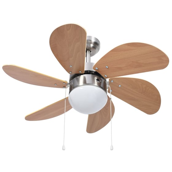 vidaXL 39W 76cm με Φως Ανεμιστήρας Οροφής image 1