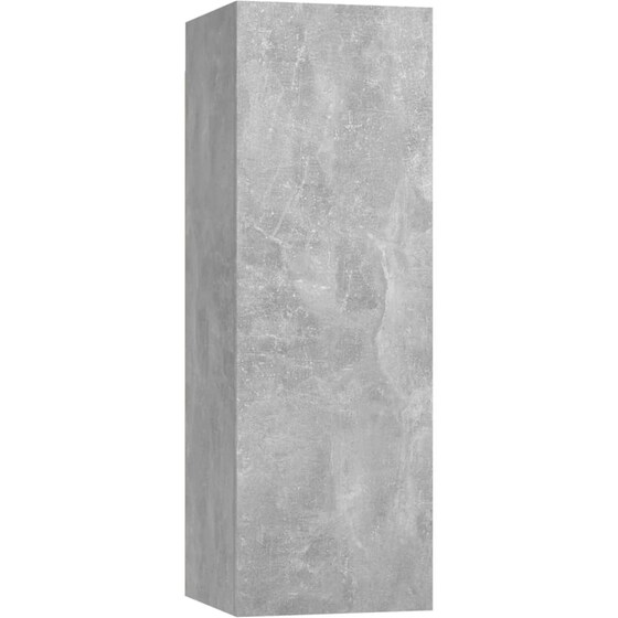 Έπιπλο Τηλεόρασης VidaXL Μοριοσανίδα 4 Τμχ 30x60x30cm - Γκρι image 3