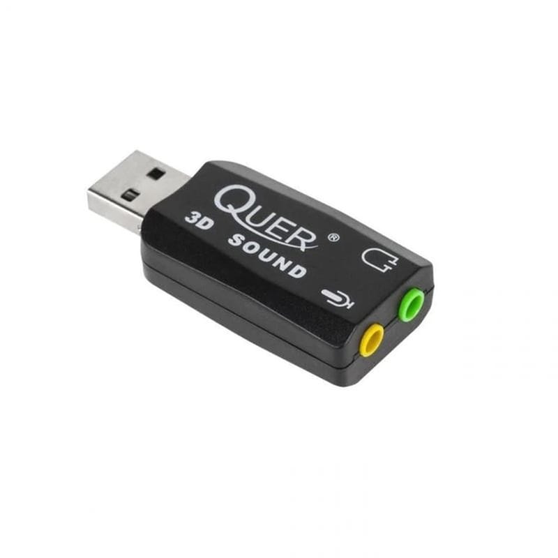 QUER Κάρτα Ήχου Quer Εξωτερική USB 2.0