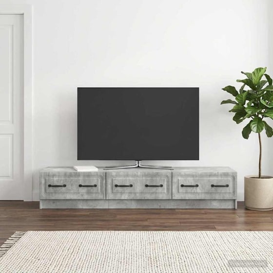 Έπιπλο Τηλεόρασης VidaXL 147x34.5x27 cm - Γκρι Σκυροδέματος image 2
