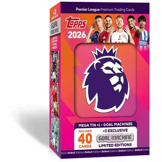 Topps Κάρτες Premier League Cards 25/26 Mega Tin - Τυχαία Επιλογή image 1