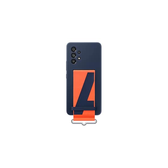 ΘΗΚΗ ΚΙΝ SAMSUNG A53 SILICONE STRAP NAVY image 1