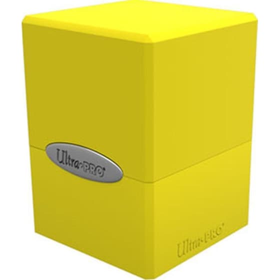 Ultra Pro Deck Box Satin Tower Bright Yellow image 0