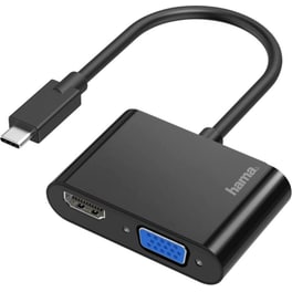 Αντάπτορας Hama USB-C Male σε VGA / HDMI Female