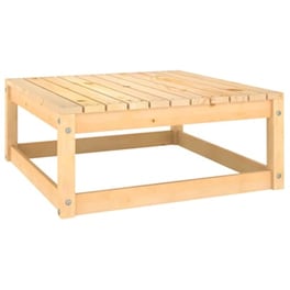 Υποπόδιο VidaXL Κήπου από Μασίφ Ξύλο Πεύκου 70x70x30  cm - Καφέ