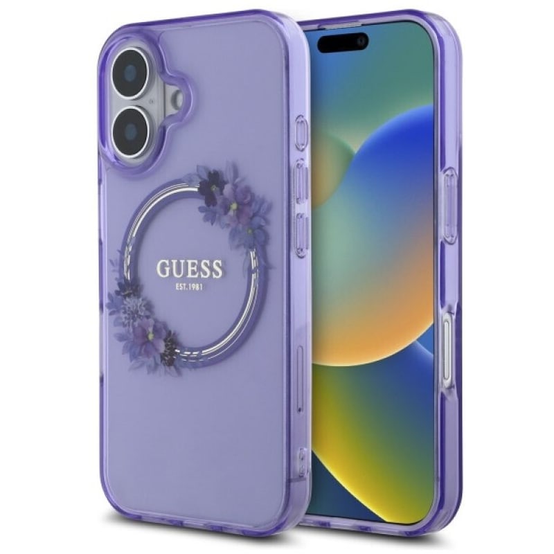 Θήκη Apple iPhone 16 Guess - Μωβ