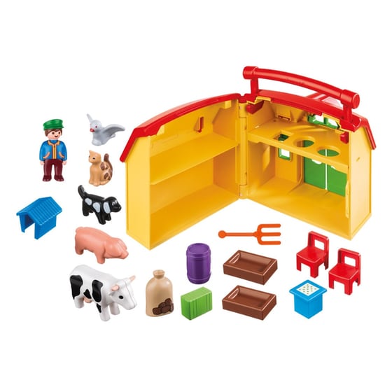 PLAYMOBIL® 1·2·3 Φάρμα Βαλιτσάκι (6962) image 2