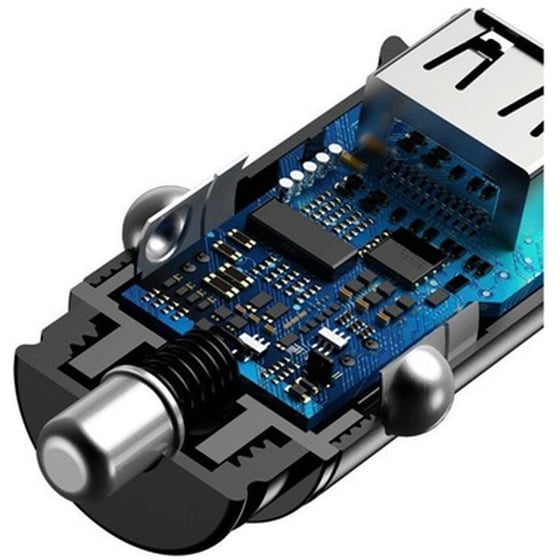 Φορτιστής Αυτοκινήτου Baseus Dual CCALL-YD01 - Μαύρο image 1