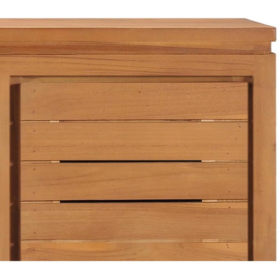 Έπιπλο Τηλεόρασης Vidax Μασίφ Ξύλινο 110x30x40cm - Kαφέ image 5