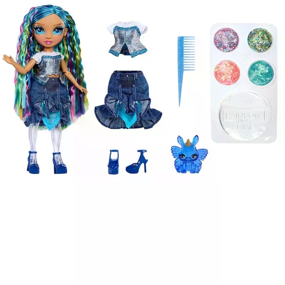 Κούκλα Rainbow High MGA Entrertainment Shimmer Μάδας Slime Skyler image 1
