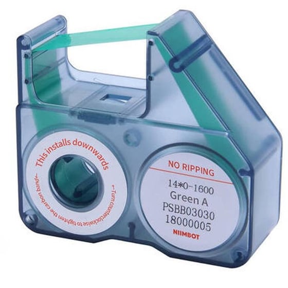 Θερμικά αυτοκόλλητα ετικετών NIIMBOT 14 x 1600mm - Πράσινο image 0