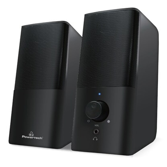 Ηχεία 2.0 Powertech Premium Sound Pt-847 6W - Μαύρο image 0