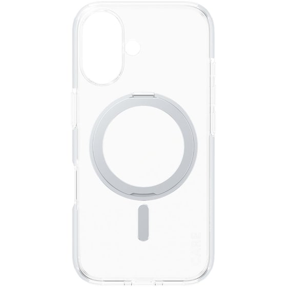 Θήκη Apple iPhone 16 - PanzerGlass MagSafe Kickstand Case - Transparent with Black Stand image 1