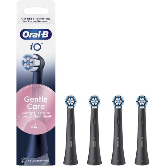 Ανταλλακτικές Κεφαλές ORAL B ΙΟ GENTLE CARE Μαύρο image 0
