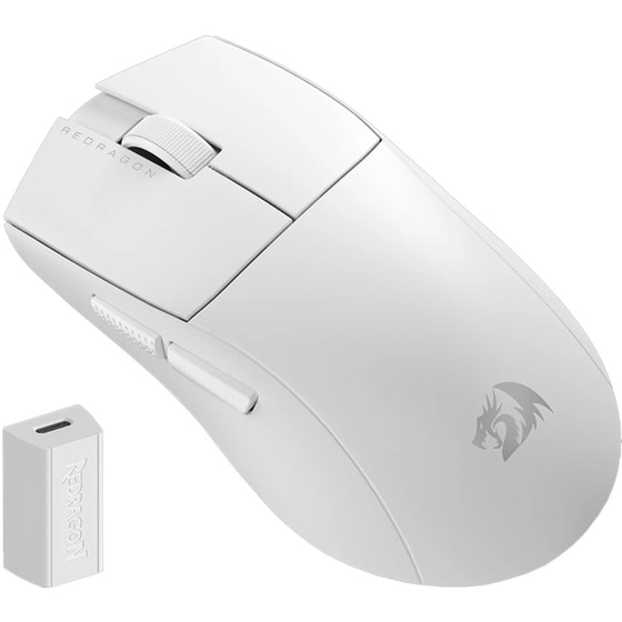 Redragon M916 Pro 4K 3-Mode Gaming Ασύρματο Ποντίκι - White image 1