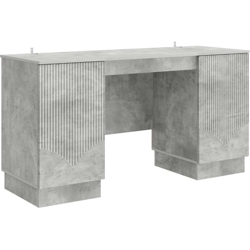 Γραφείο VidaXL 142,5x50x75 cm - Γκρι Σκυροδέματος