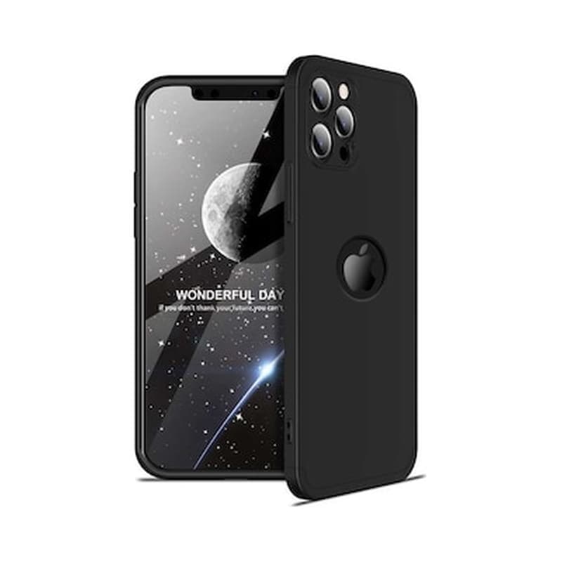 GKK Θήκη Apple iPhone 12/iPhone 12 Pro - Gkk 360 Full Body Protection - Black