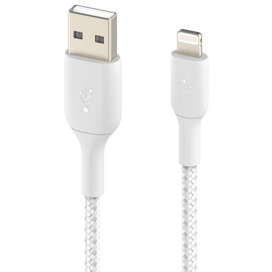 Καλώδιο Belkin CAA002 Lightning σε USB-A 1M - Λευκό image 2