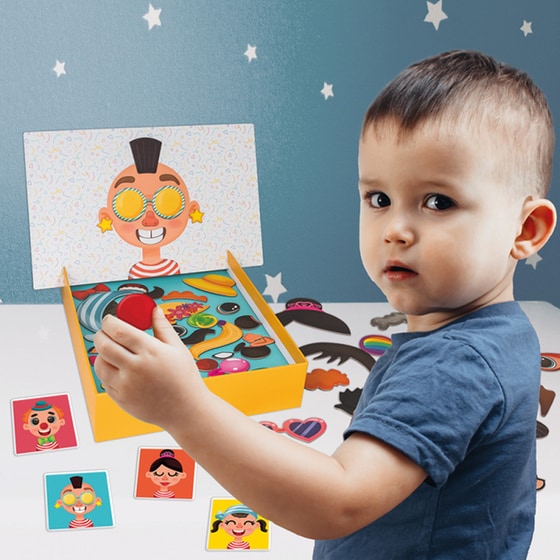 As Magnet Box Αστεία Πρόσωπα 55 Εκπαιδευτικοί Χάρτινοι Μαγνήτες image 7