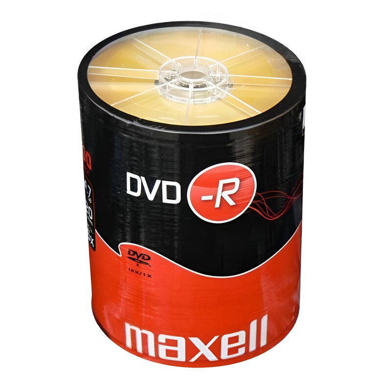Δίσκοι CD/DVD Maxell DVD-R 4.7GB 100τμχ