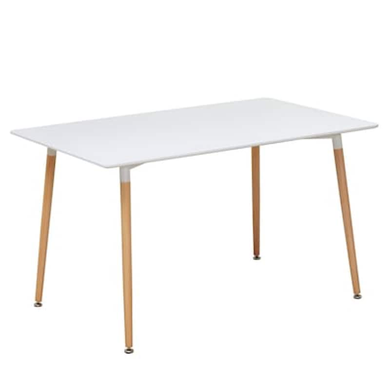 ESMARKET Τραπέζι Esmarket Owlet Mdf/ξύλο 120x80x74cm - Λευκό