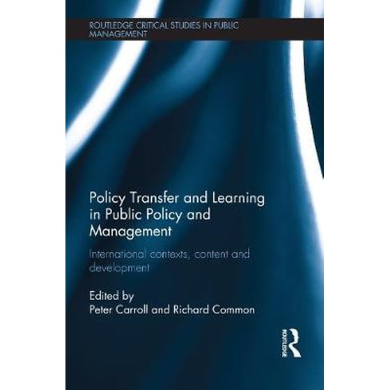 Policy Transfer and Learning in Public Policy and Management image 0