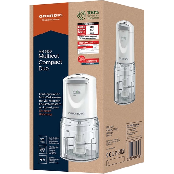 Πολυκόφτης GRUNDIG MM 5150 0.5 L 400 W Λευκό image 5