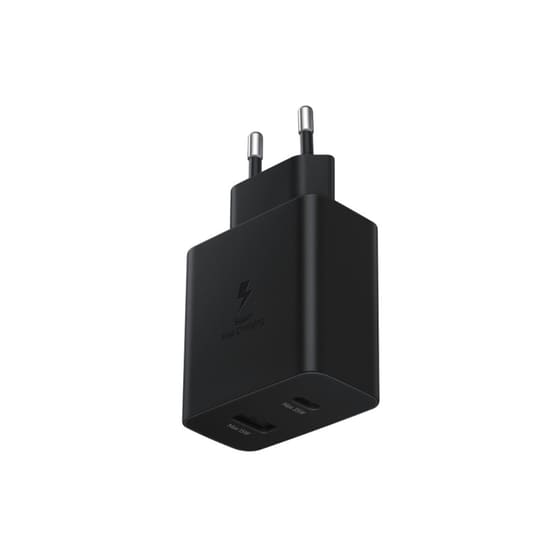 Φορτιστής Πρίζας Samsung 2port Usb-C,Usb 35W - Black image 1