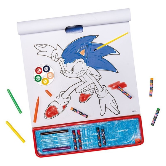 Σετ Ζωγραφικής Giga Block Sonic The Hedgehog 5 Σε 1 image 1