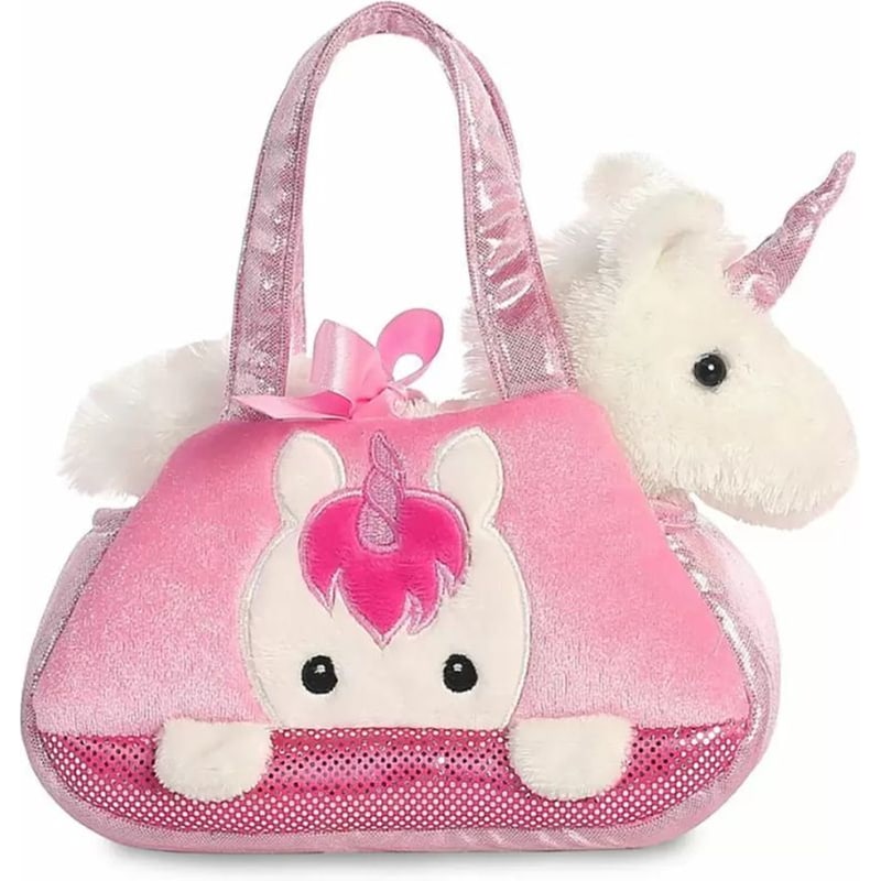 AURORA Fancy Pals Λούτρινο Μονόκερος Σε Τσαντάκι Peek-a-boo 20cm
