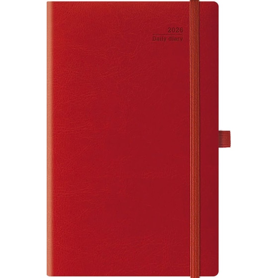 Ημερολόγιο Ημερήσιο 2026 Θεοφύλακτος 12M Sherwood Κόκκινο image 0