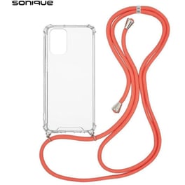 Θήκη Xiaomi Mi 11 - Sonique Armor Clear Με Κορδόνι - Μπορντό