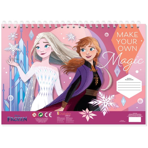 Μπλοκ Ζωγραφικής Διακακης Αεβε Frozen 2 Α4 40 Φύλλων (1 Τεμάχιο) image 1