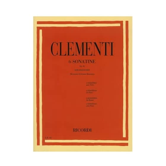 Ricordi Clementi - 6 Sonatine, Op. 36 Βιβλίο Για Πιάνο image 0