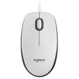 Logitech M100 Ενσύρματο Ποντίκι - Λευκό