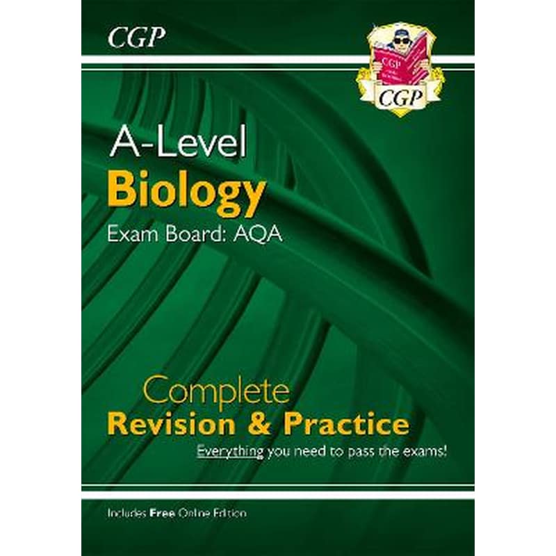 A-Level Biology: AQA Year 1 2 Complete Revision Practice with Online Edition