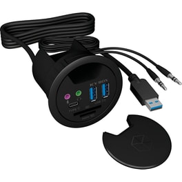 Icy Box IB-HUB1404A USB Hub 7-Port USB 3.0 συμβατό με USB-A